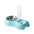 500ML Dog Bowl Cat Feeder Bowl With Dog Water Bottle Automatic Drinking Pet Bowl Cat Food Bowl Pet Stainless Steel Double 3 Bowl